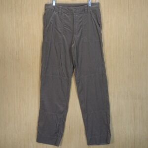 KUT from the Kloth Brown Corduroy Utility Baggy Pants Lightweight Women's Size 4